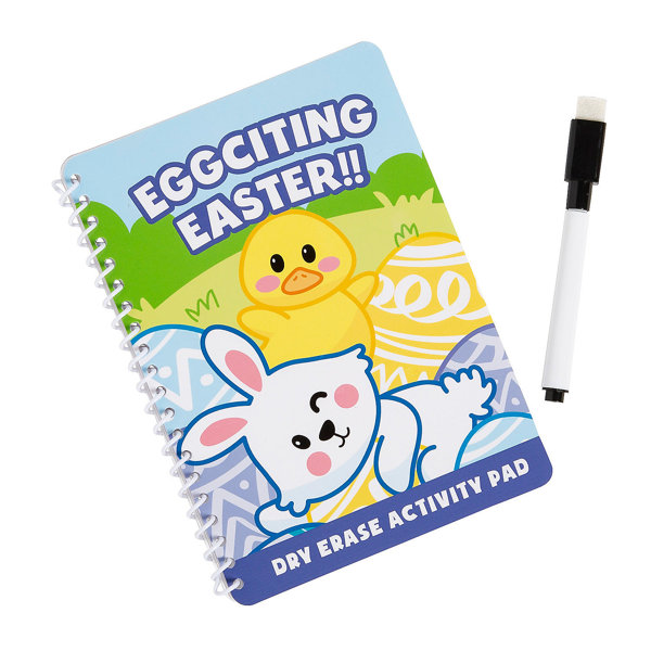 The Holiday Aisle® Haxtun Easter Dry Erase Activity Spiral Notebooks